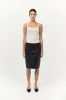Leather Pencil Skirt - Black sold by St. Agni