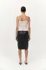 Leather Pencil Skirt - Black sold by St. Agni