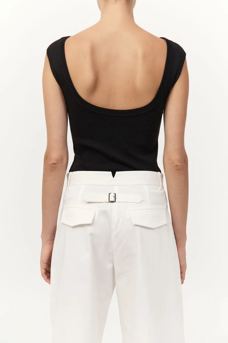 Cotton Barrel Leg Pants - Milk sold by St. Agni product image thumbnail 4