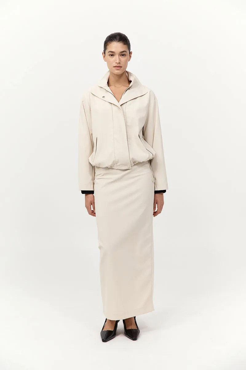 Minimal Column Skirt - Putty sold by St. Agni product image thumbnail 2