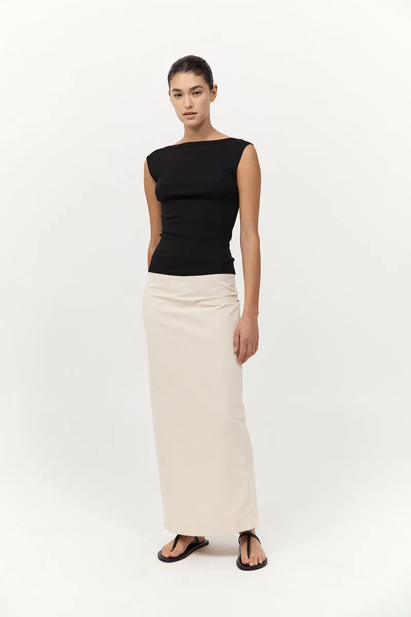 Minimal Column Skirt - Putty sold by St. Agni product image thumbnail 3