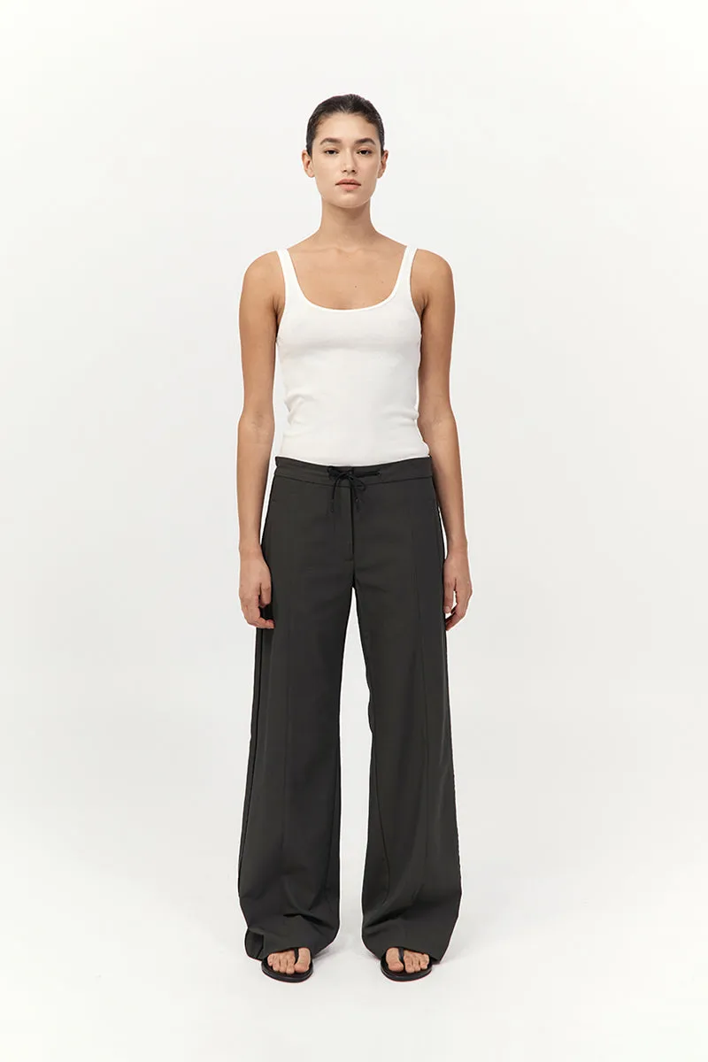 Tailored Track Pants - Black Olive sold by St. Agni product image thumbnail 4