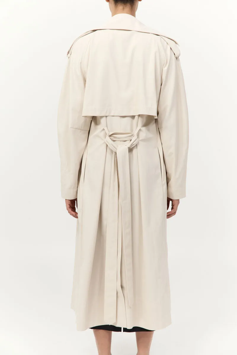 Relaxed Trench - Putty sold by St. Agni product image thumbnail 5