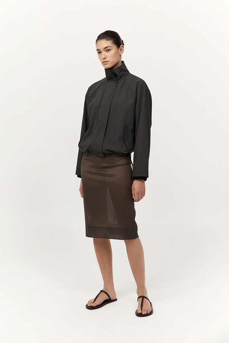 Flight Jacket - Black Olive sold by St. Agni product image thumbnail 2