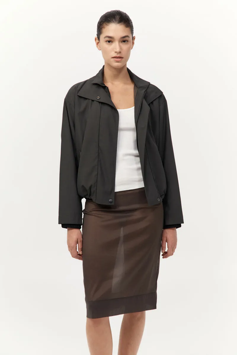 Flight Jacket - Black Olive sold by St. Agni product image thumbnail 3