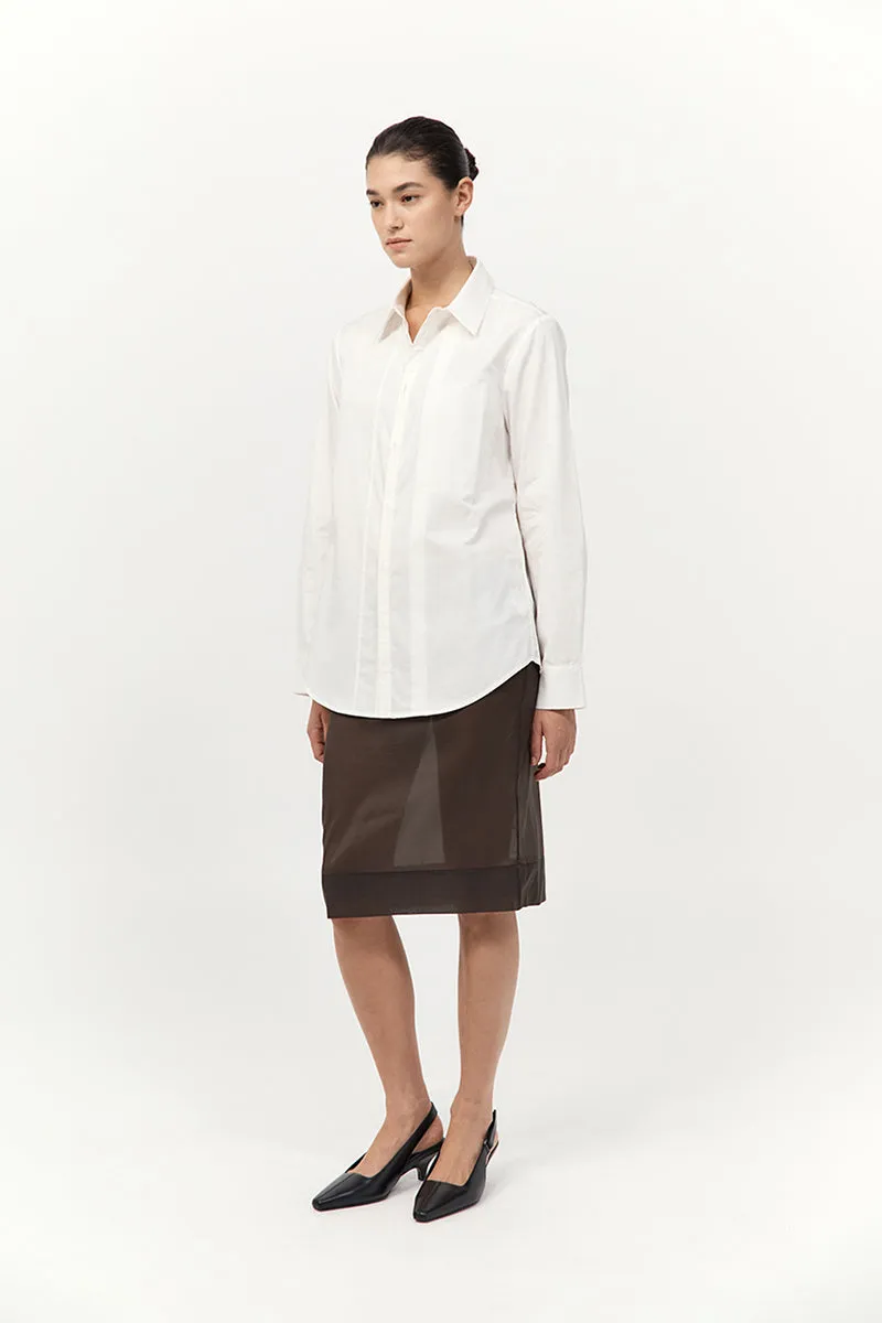 Tie Back Shirt - Off White sold by St. Agni product image thumbnail 4