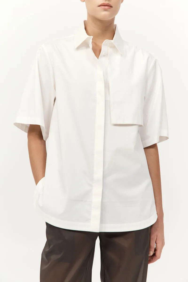 Utility Short Sleeve Shirt - Off White sold by St. Agni product image thumbnail 5