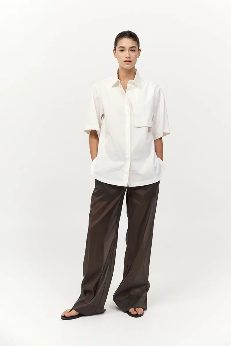 Utility Short Sleeve Shirt - Off White sold by St. Agni