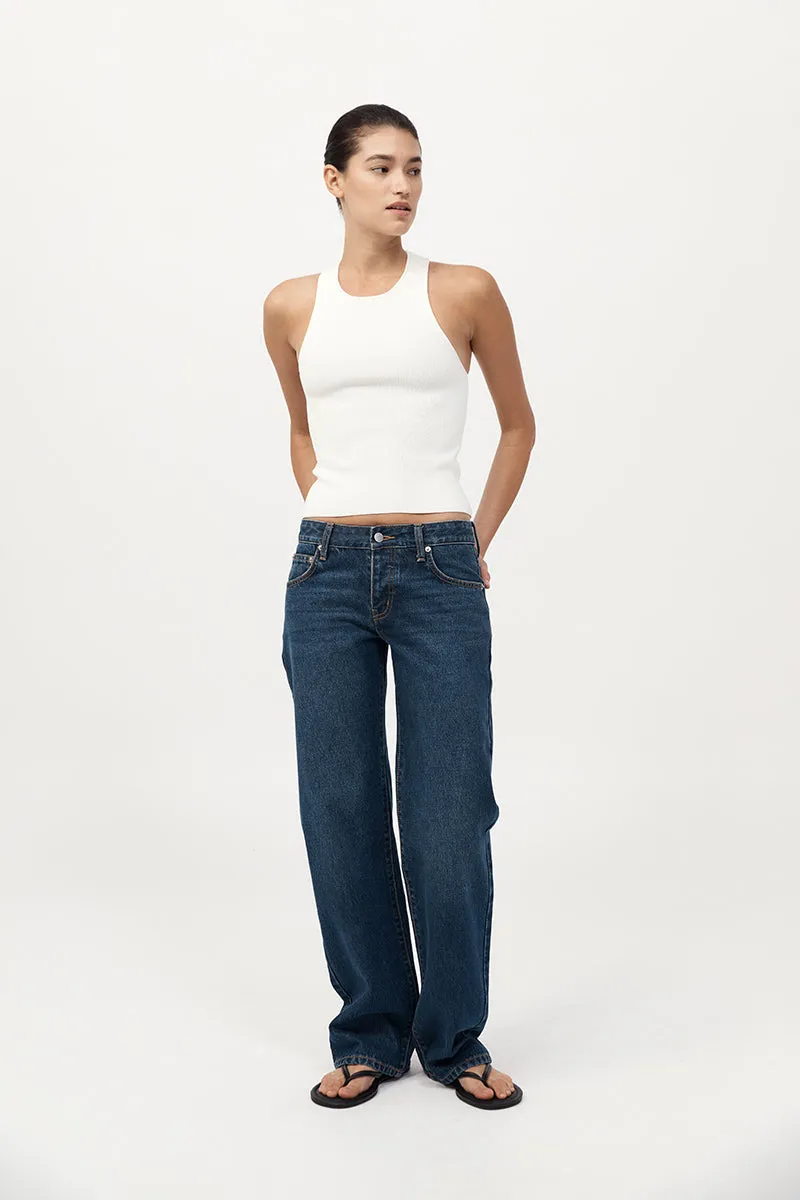 90s Low Rise Jeans - Dark Indigo sold by St. Agni product image thumbnail 3