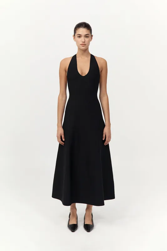 Sculpted Knit Dress - Black sold by St. Agni
