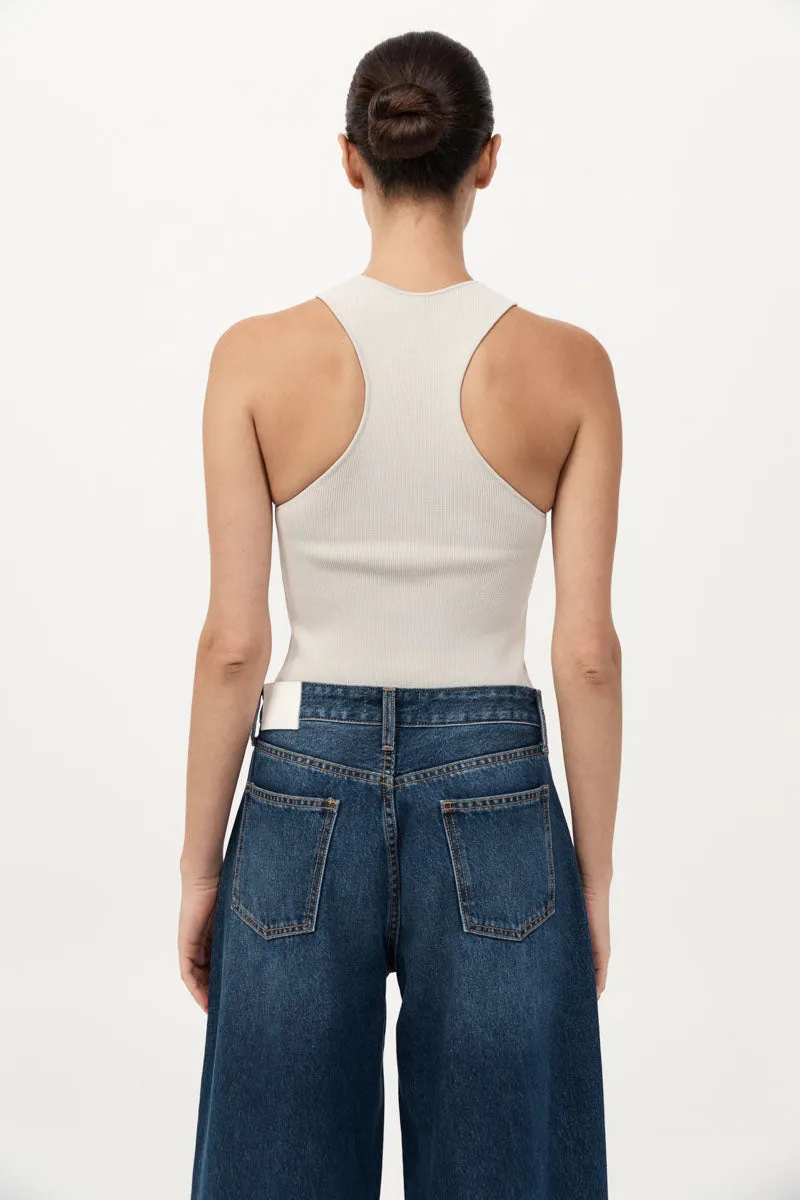 Sculpted Knit Top - Silver sold by St. Agni product image thumbnail 5