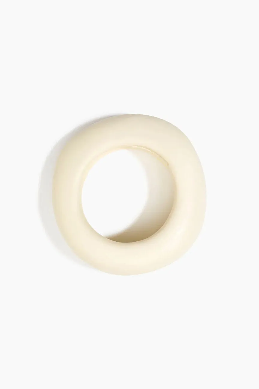 Large Drift Bangle by Dinosaur Designs - Cream sold by St. Agni product image thumbnail 3