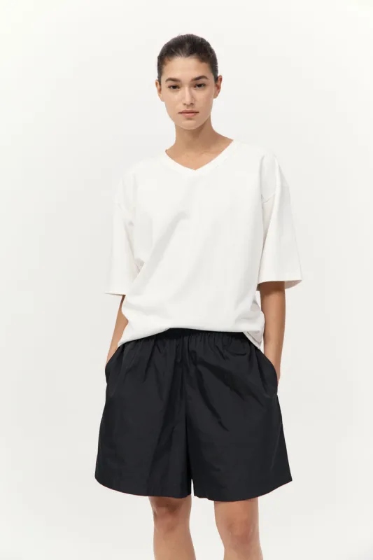 Organic Cotton Match Tee - Off White sold by St. Agni