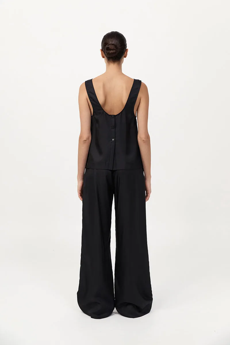 Silk Twill Pants - Black sold by St. Agni product image thumbnail 3