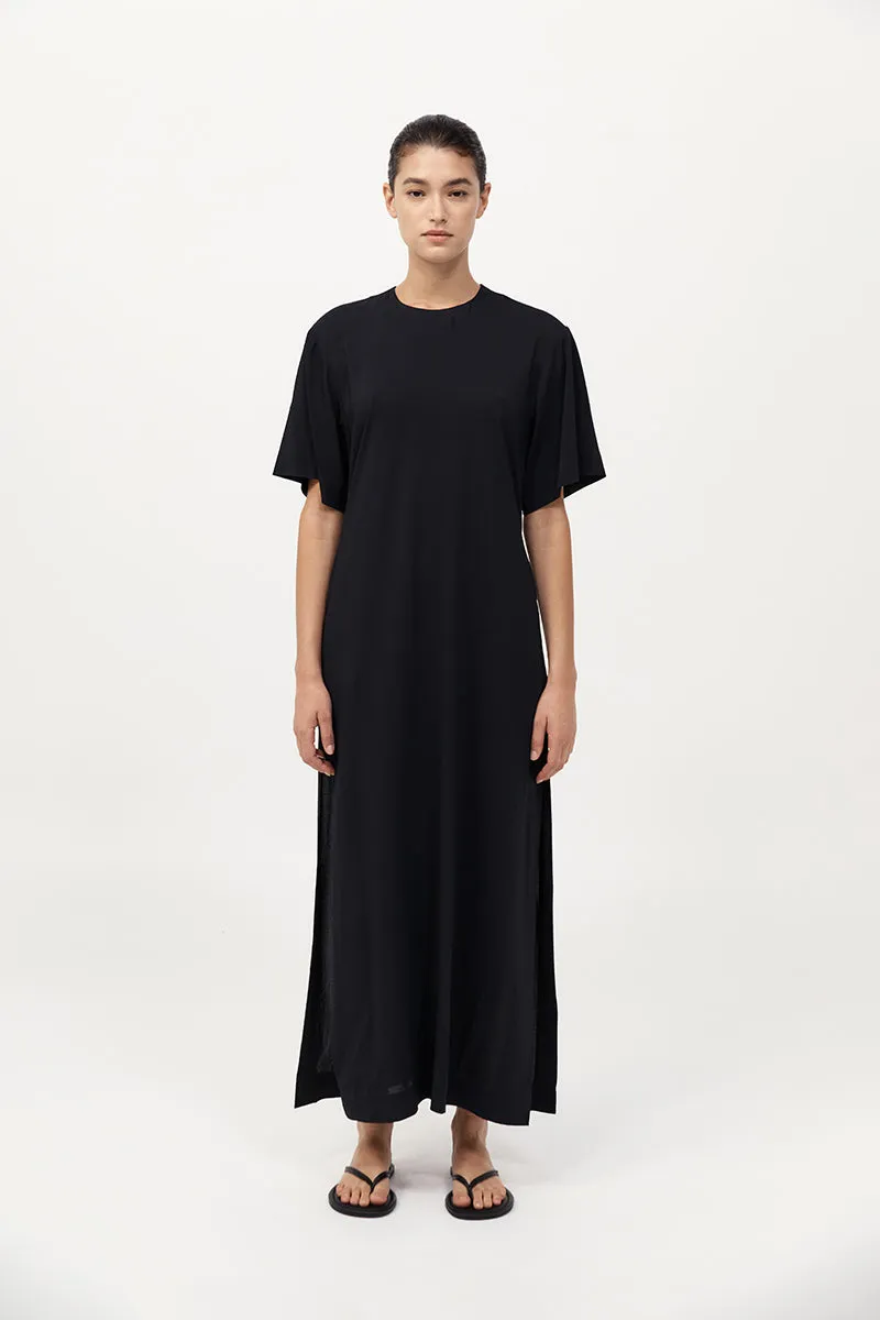 Relaxed Tee Dress - Black sold by St. Agni product image thumbnail 3