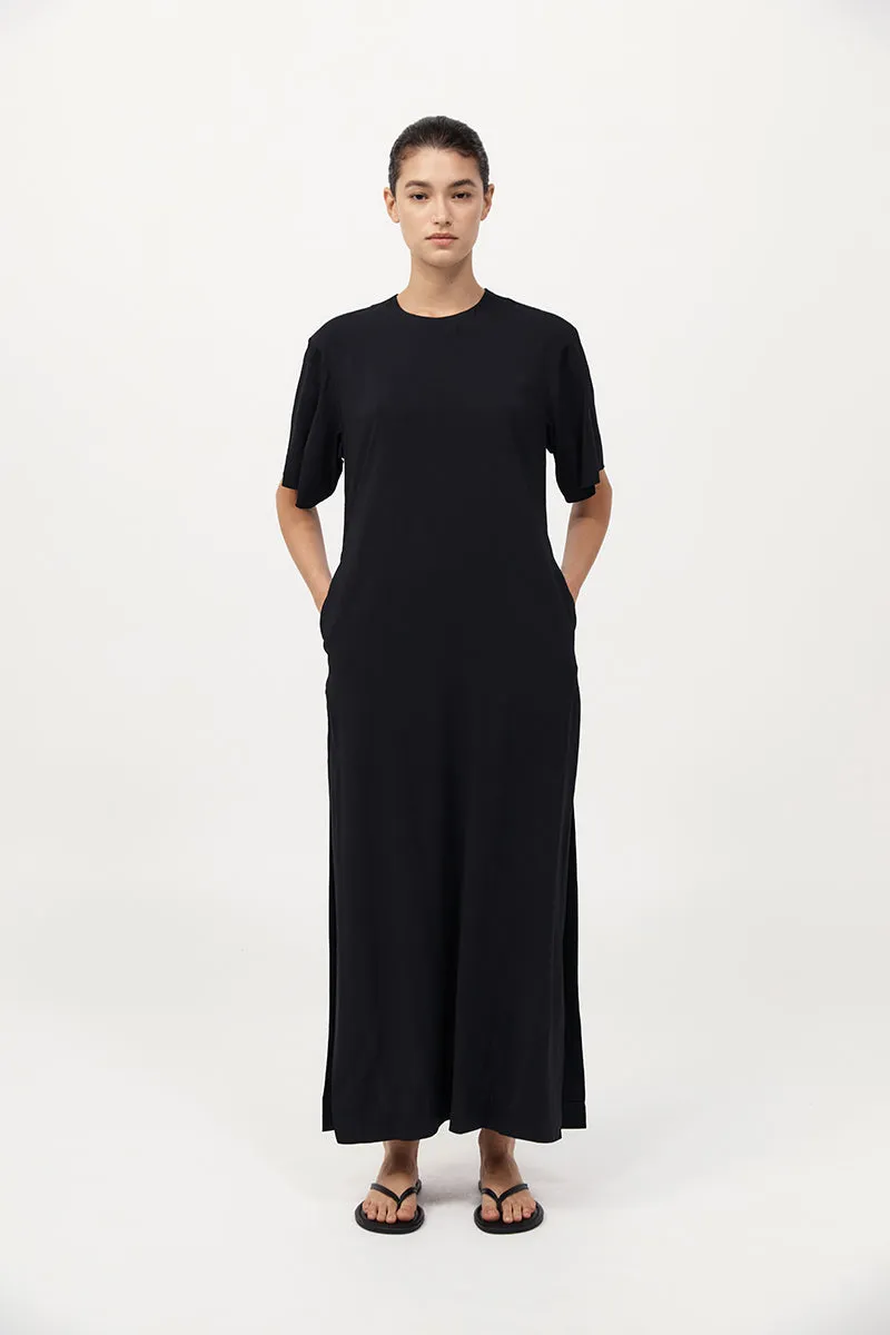 Relaxed Tee Dress - Black sold by St. Agni product image thumbnail 4