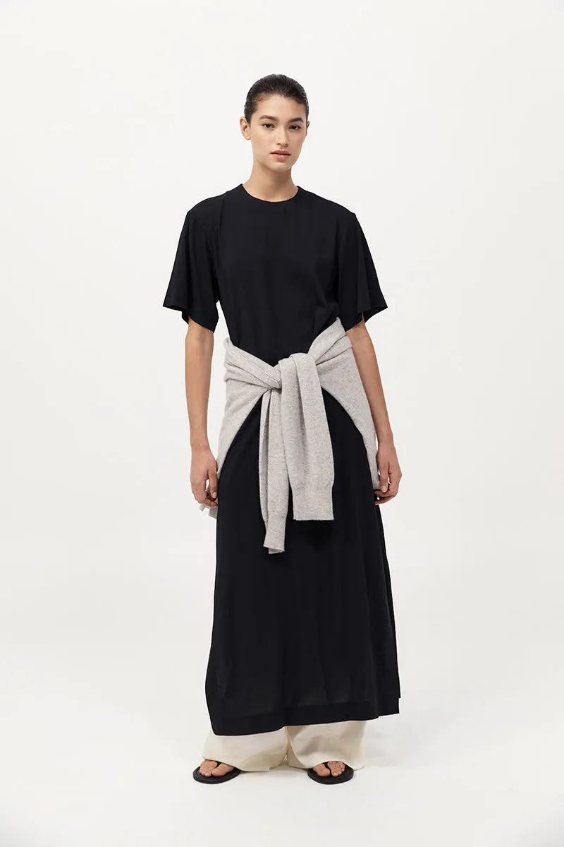 Relaxed Tee Dress - Black sold by St. Agni product image thumbnail 2