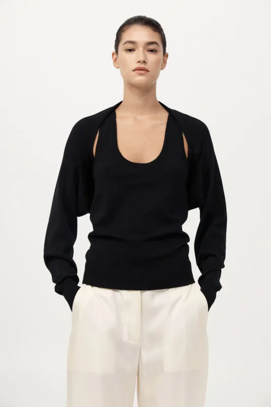 Two Piece Jumper - Black sold by St. Agni