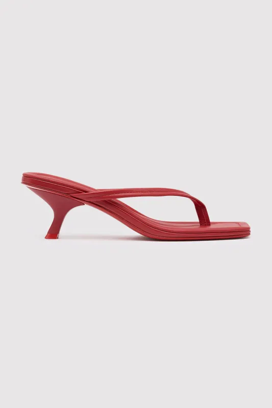 Thong Detail Heel - Rosso sold by St. Agni