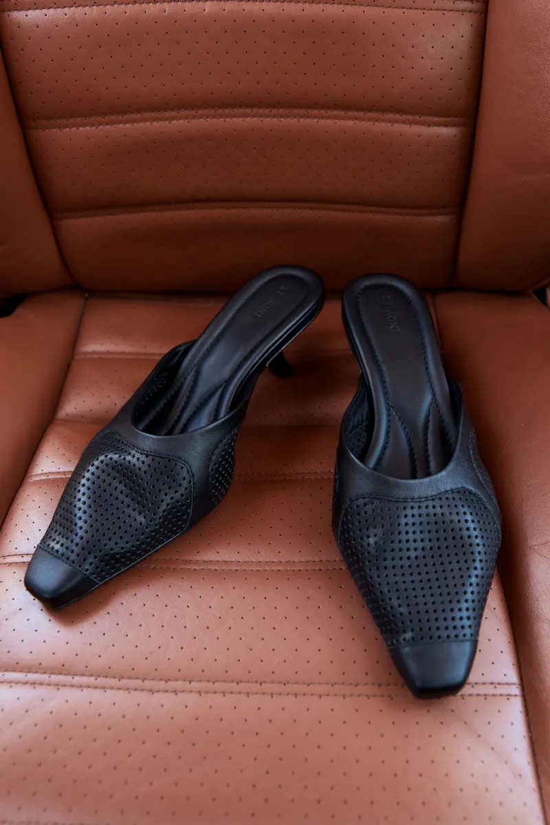 Perforated Heel - Black sold by St. Agni product image thumbnail 5