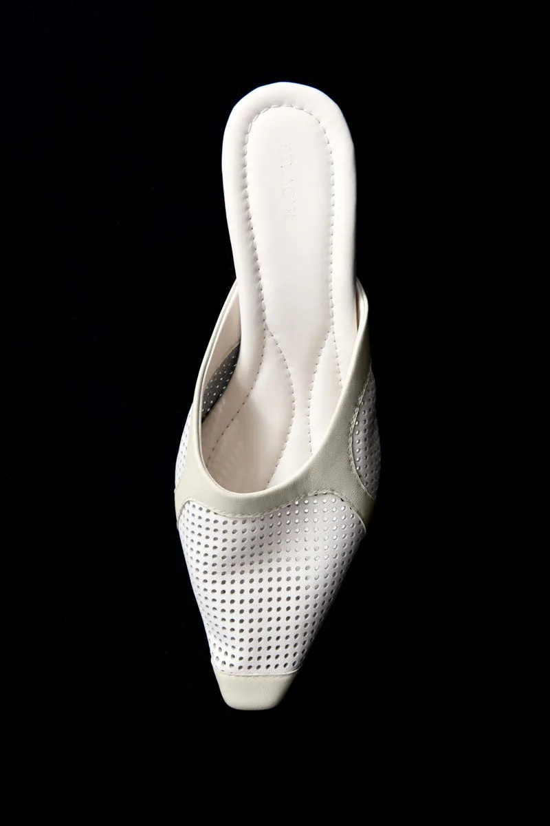 Perforated Heel - Off White sold by St. Agni product image thumbnail 3