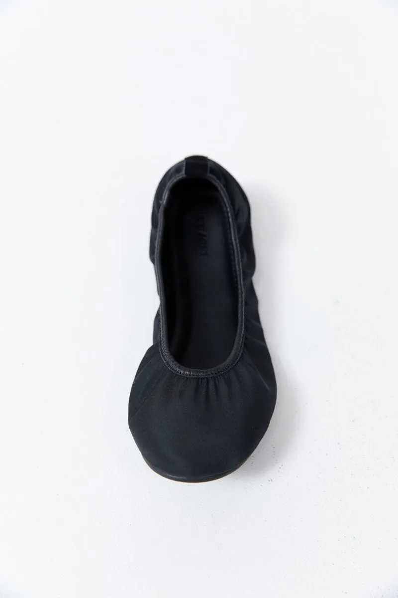 Satin Ballet Flat - Black sold by St. Agni product image thumbnail 4