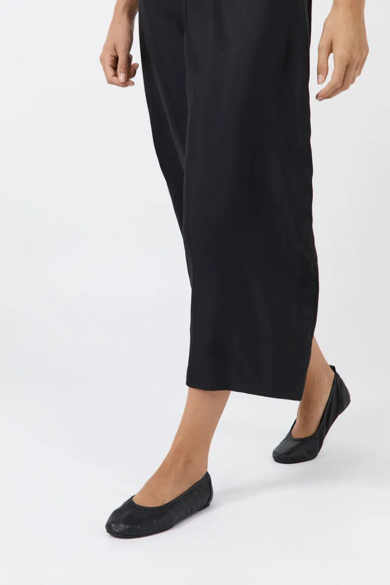 Minimal Perforated Ballet Flat - Black sold by St. Agni product image thumbnail 2