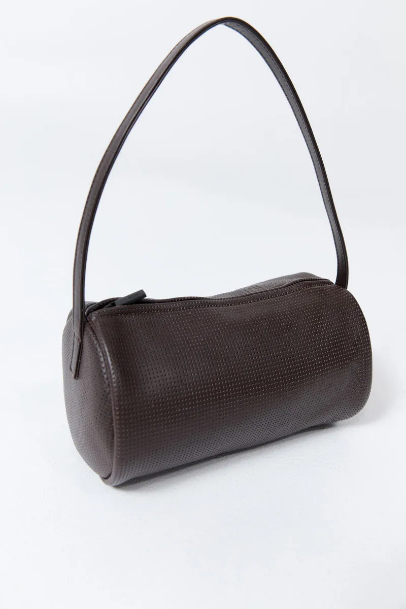 Perforated Connolo Shoulder Bag - Coffee sold by St. Agni product image thumbnail 2