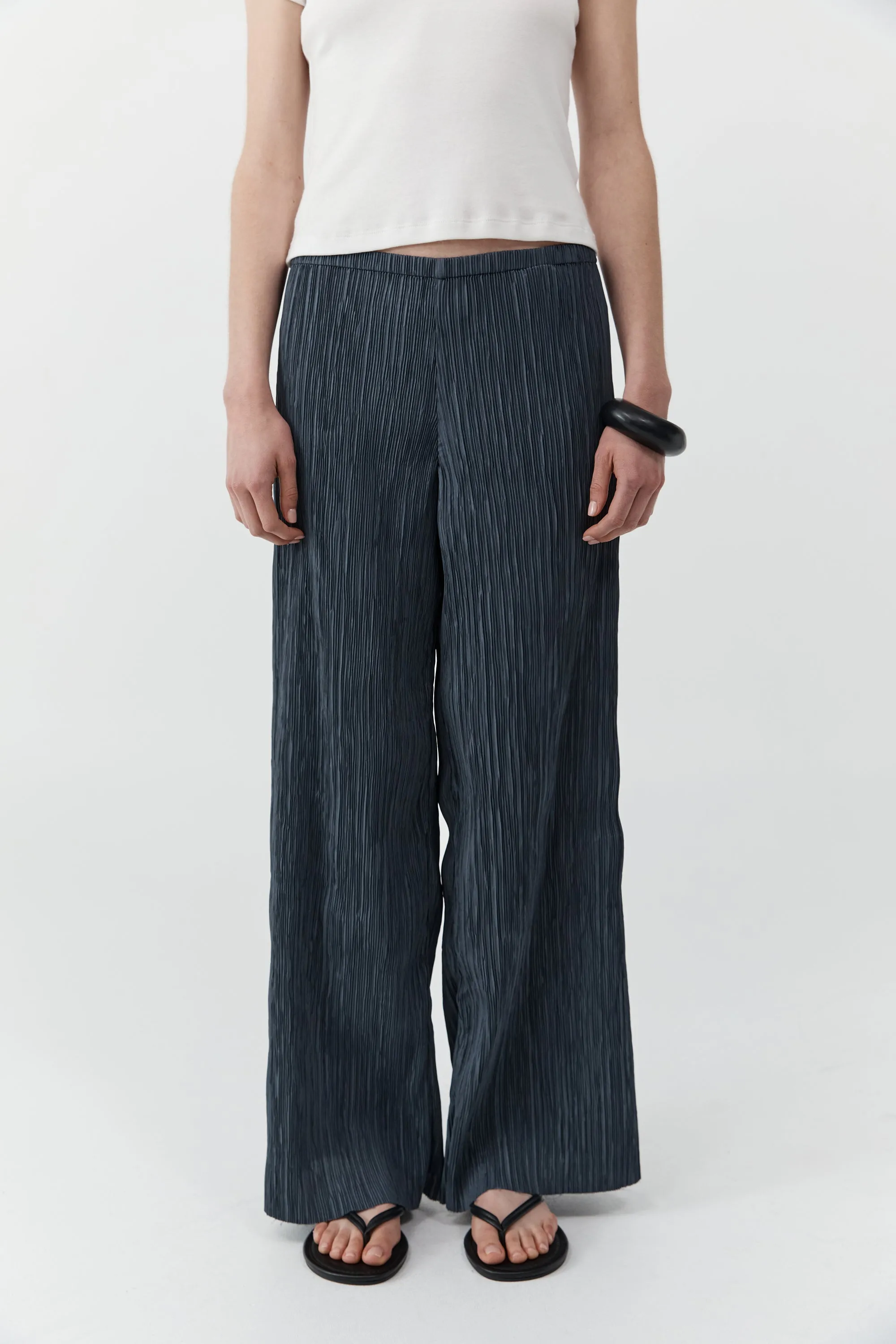 Mini Pleat Pants - Washed Black sold by St. Agni product image thumbnail 3