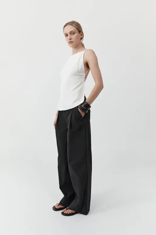 Square Backless Top - Salt sold by St. Agni