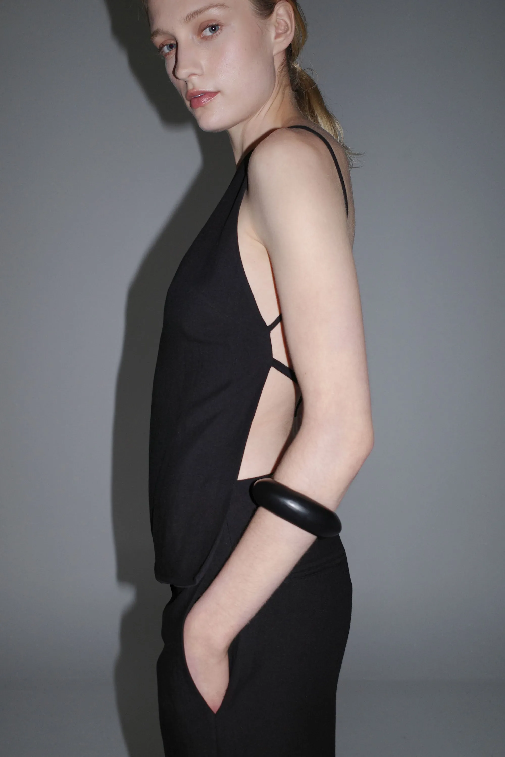 Square Backless Top - Black sold by St. Agni product image thumbnail 5