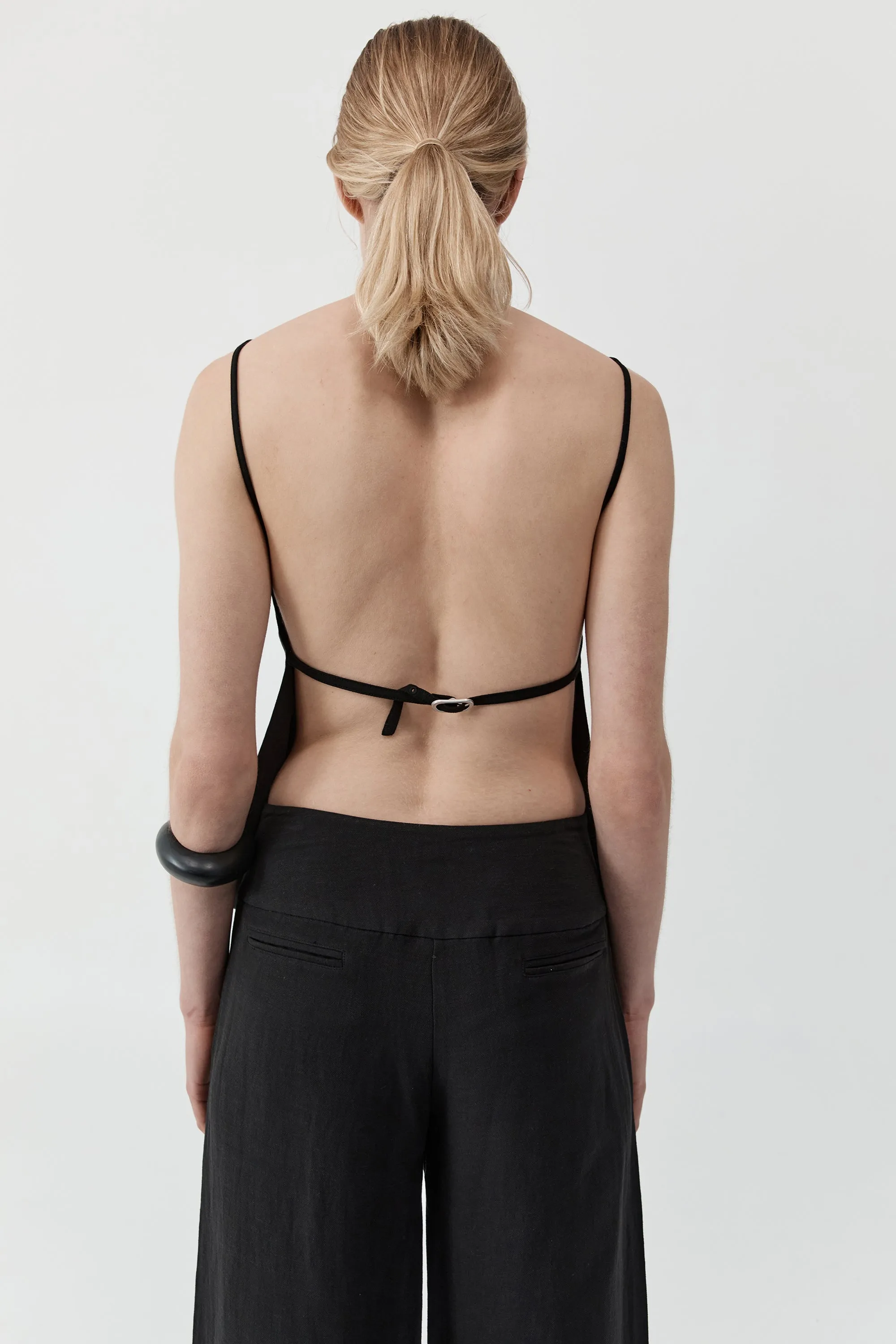 Square Backless Top - Black sold by St. Agni product image thumbnail 2