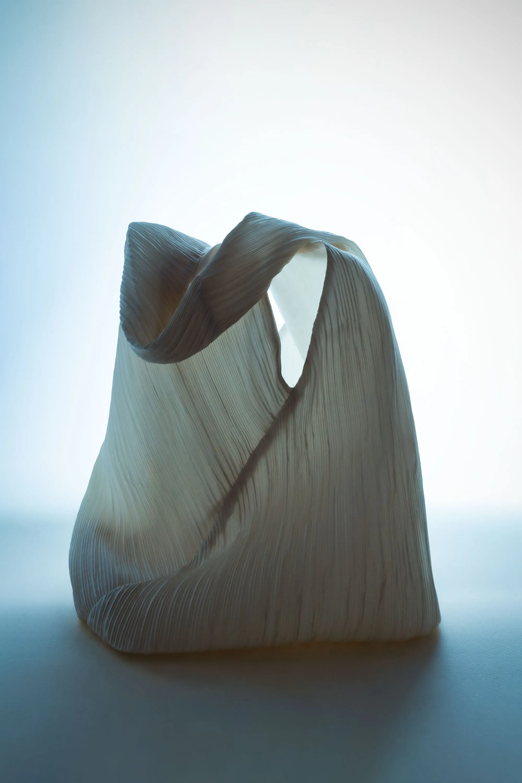 Mini Pleat Bag - Oyster sold by St. Agni product image thumbnail 4