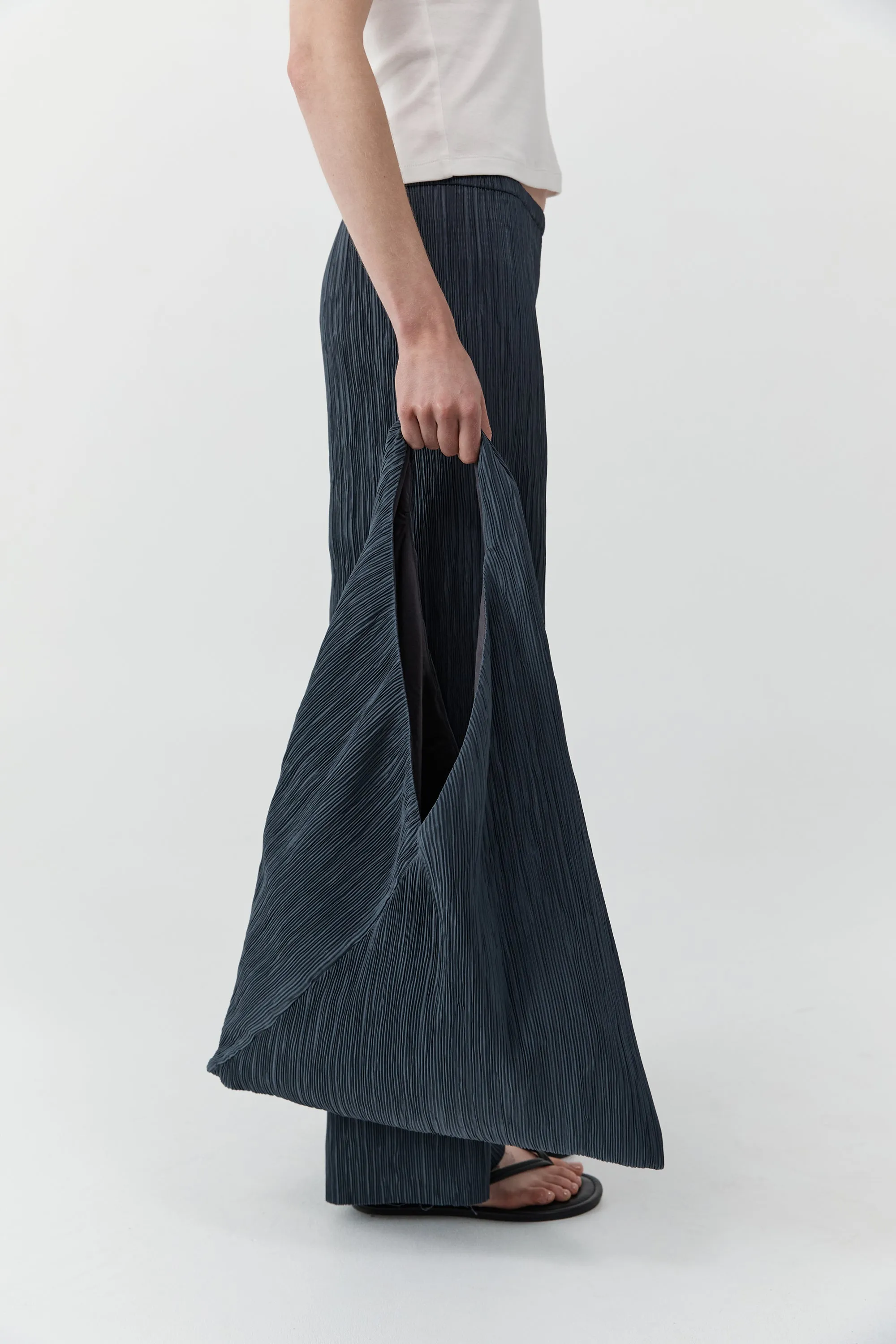 Mini Pleat Bag - Washed Black sold by St. Agni