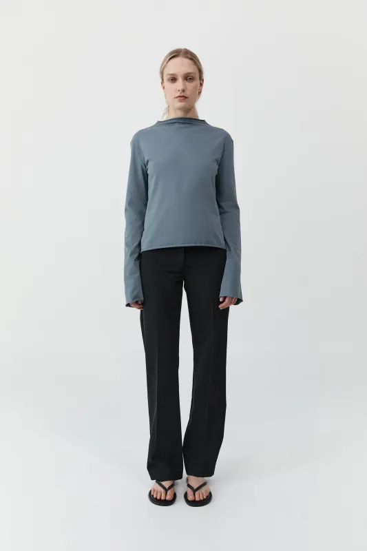 Funnel Neck Long Sleeve - Stormy Weather sold by St. Agni