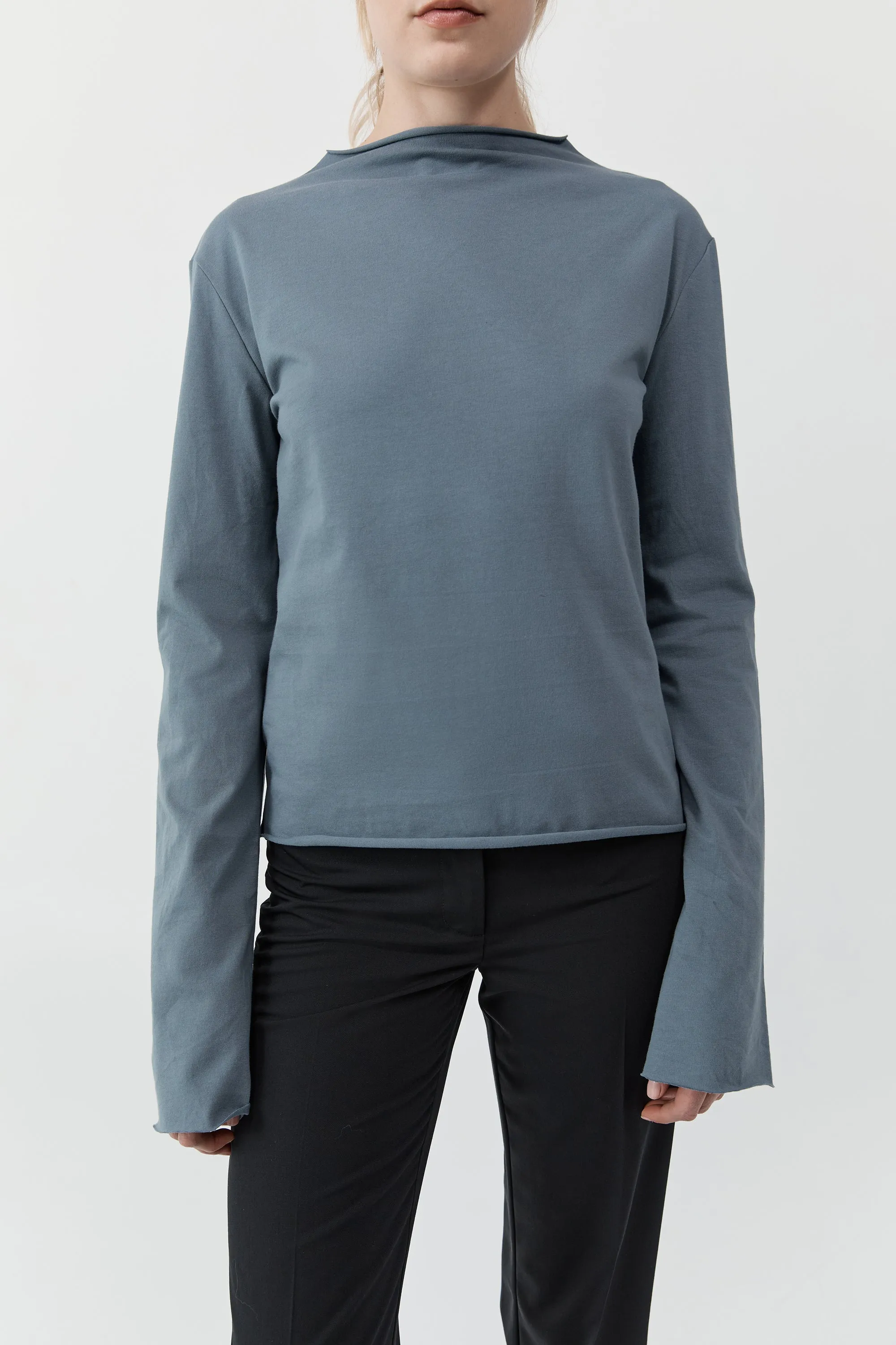 Funnel Neck Long Sleeve - Stormy Weather sold by St. Agni product image thumbnail 2