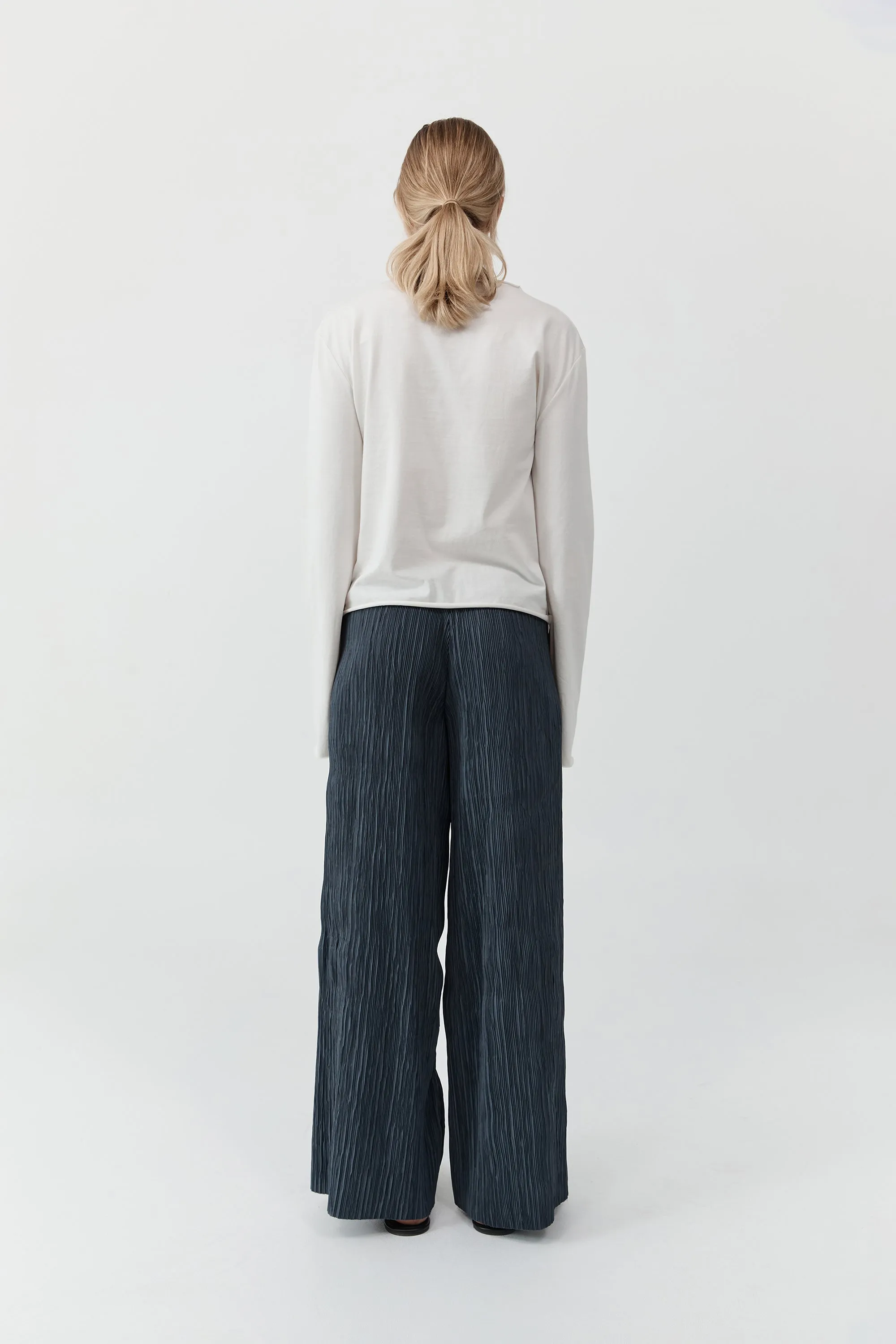 Funnel Neck Long Sleeve - White sold by St. Agni product image thumbnail 4