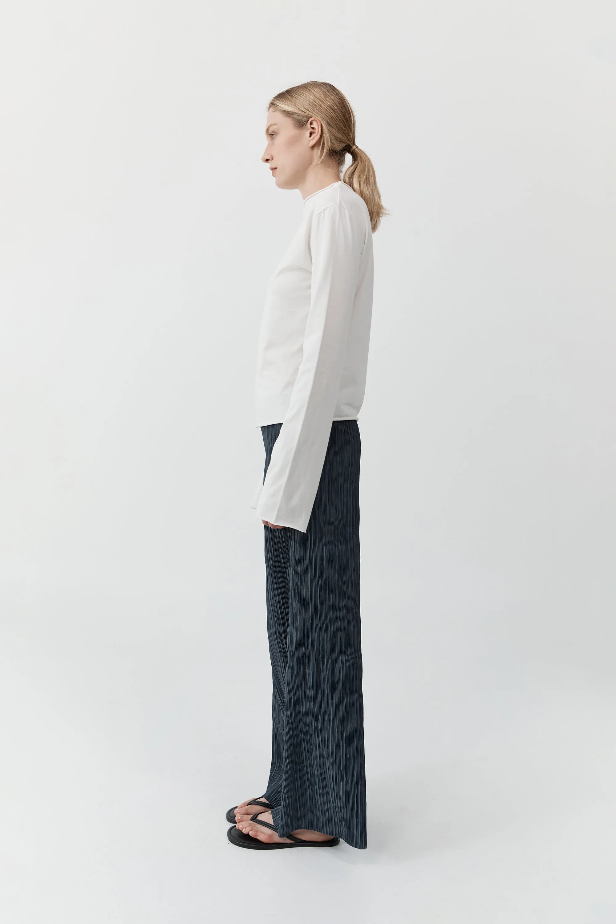 Funnel Neck Long Sleeve - White sold by St. Agni product image thumbnail 3