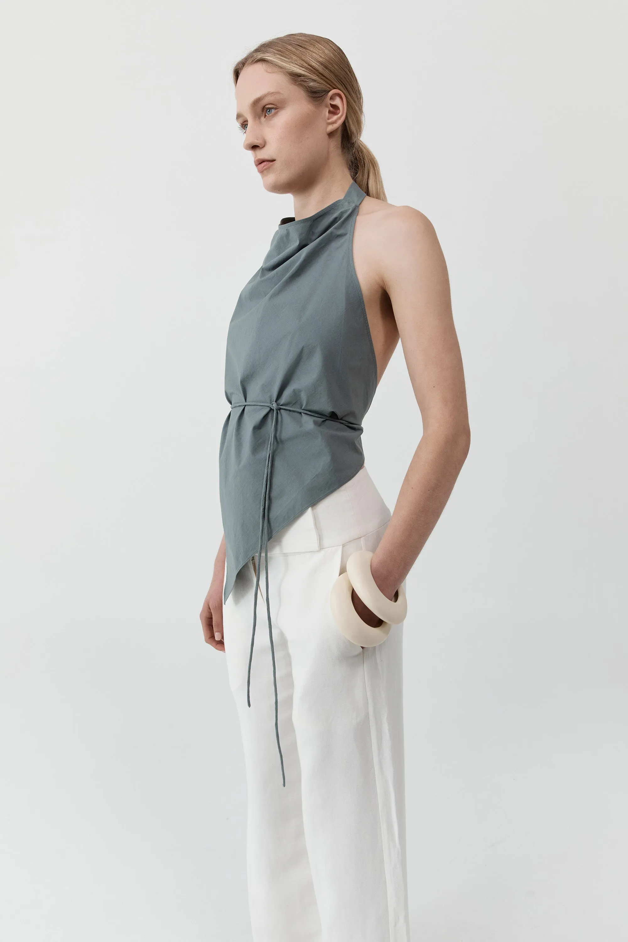 Cotton Tie Top - Stormy Weather sold by St. Agni product image thumbnail 2