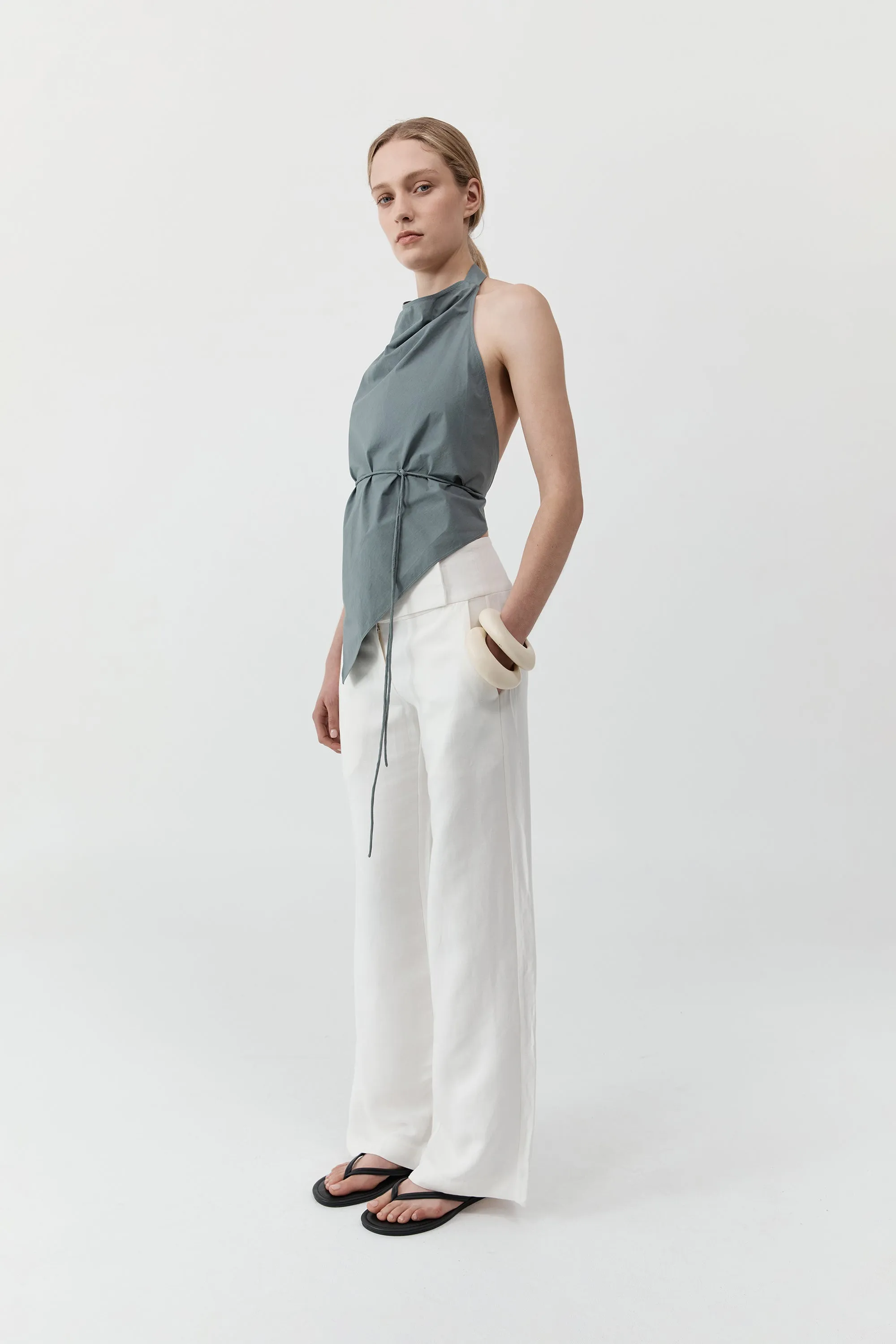 Cotton Tie Top - Stormy Weather sold by St. Agni product image thumbnail 5