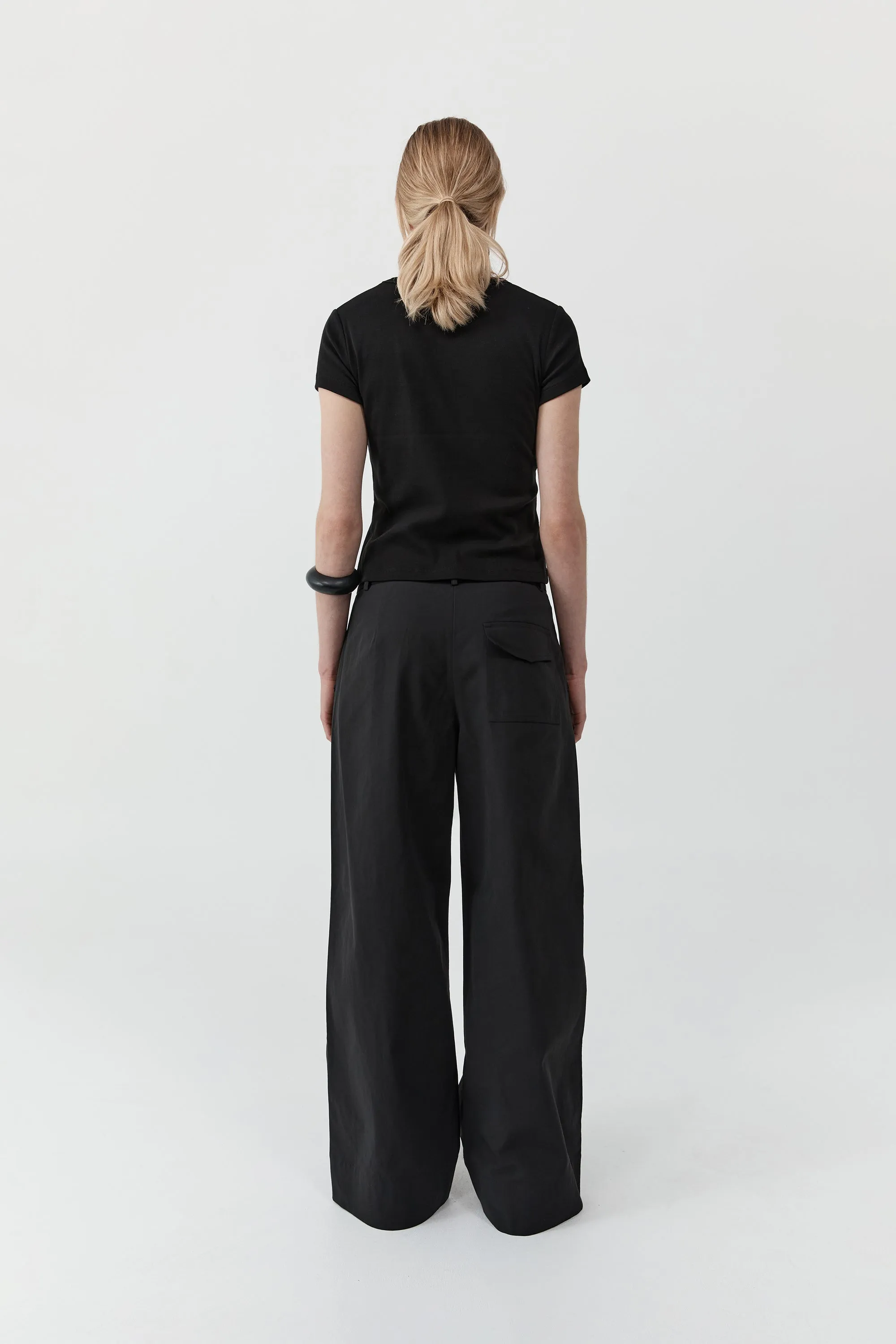 Utility Pleat Pants - Black sold by St. Agni product image thumbnail 5
