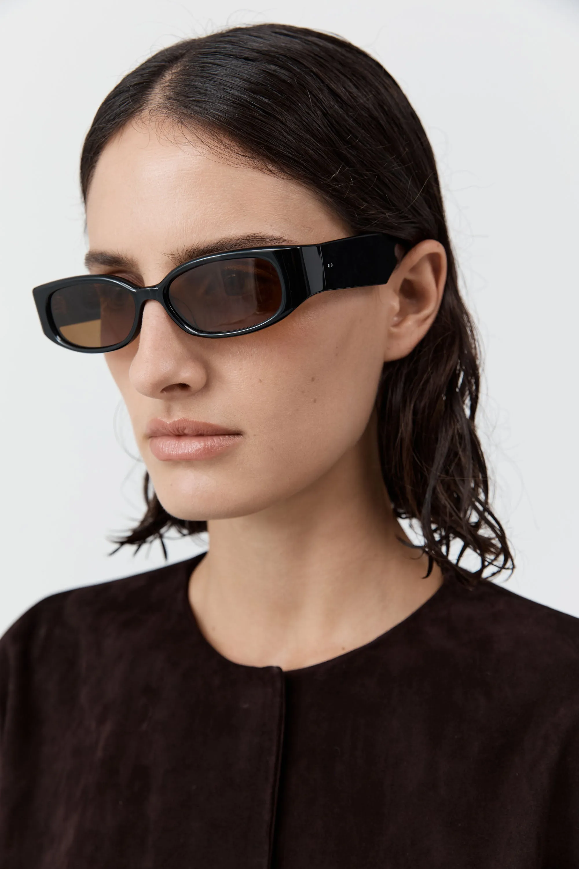 Clasico Sunglasses - Black/Brown sold by St. Agni product image thumbnail 2