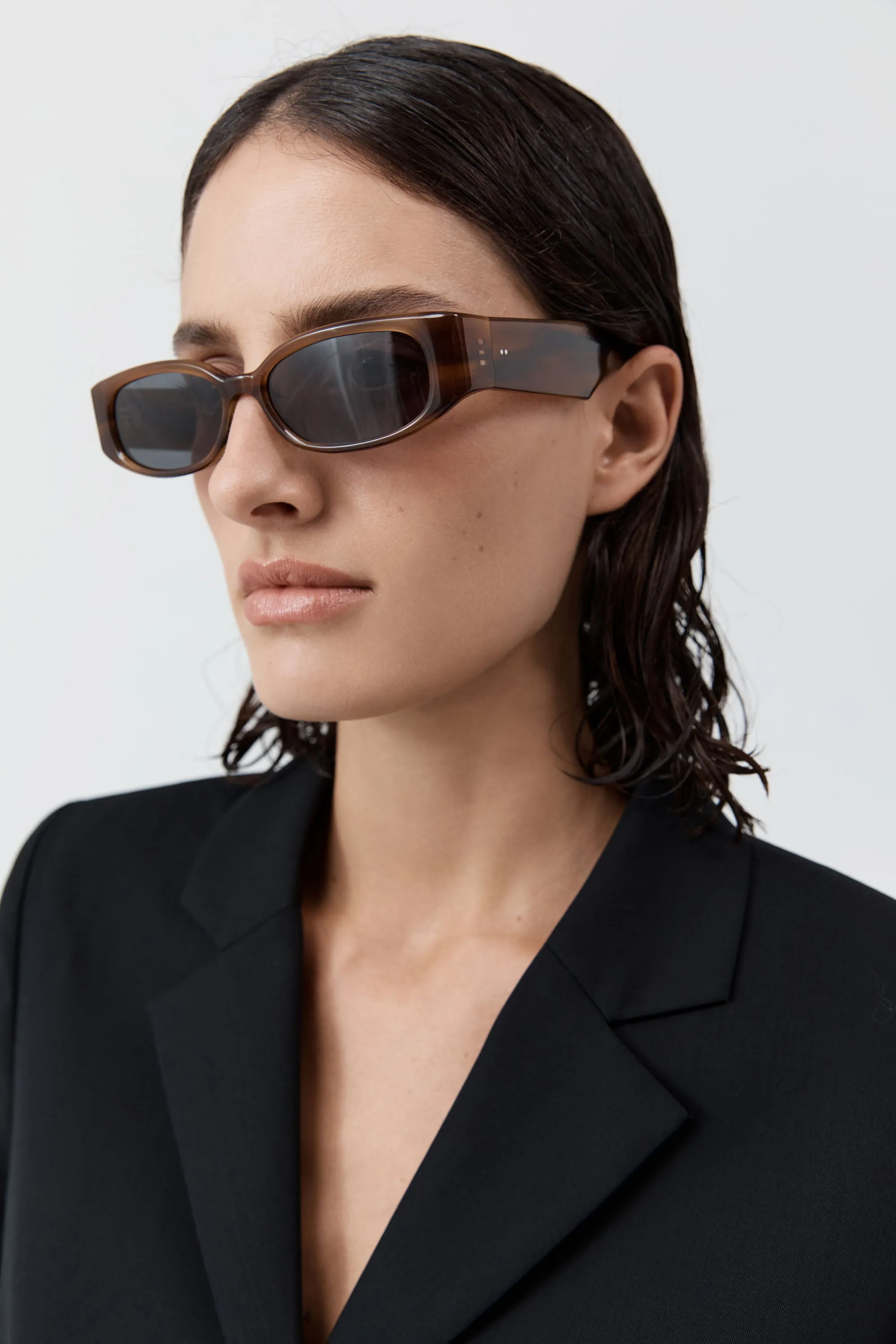 Clasico Sunglasses - Tortoiseshell/Grey sold by St. Agni product image thumbnail 5