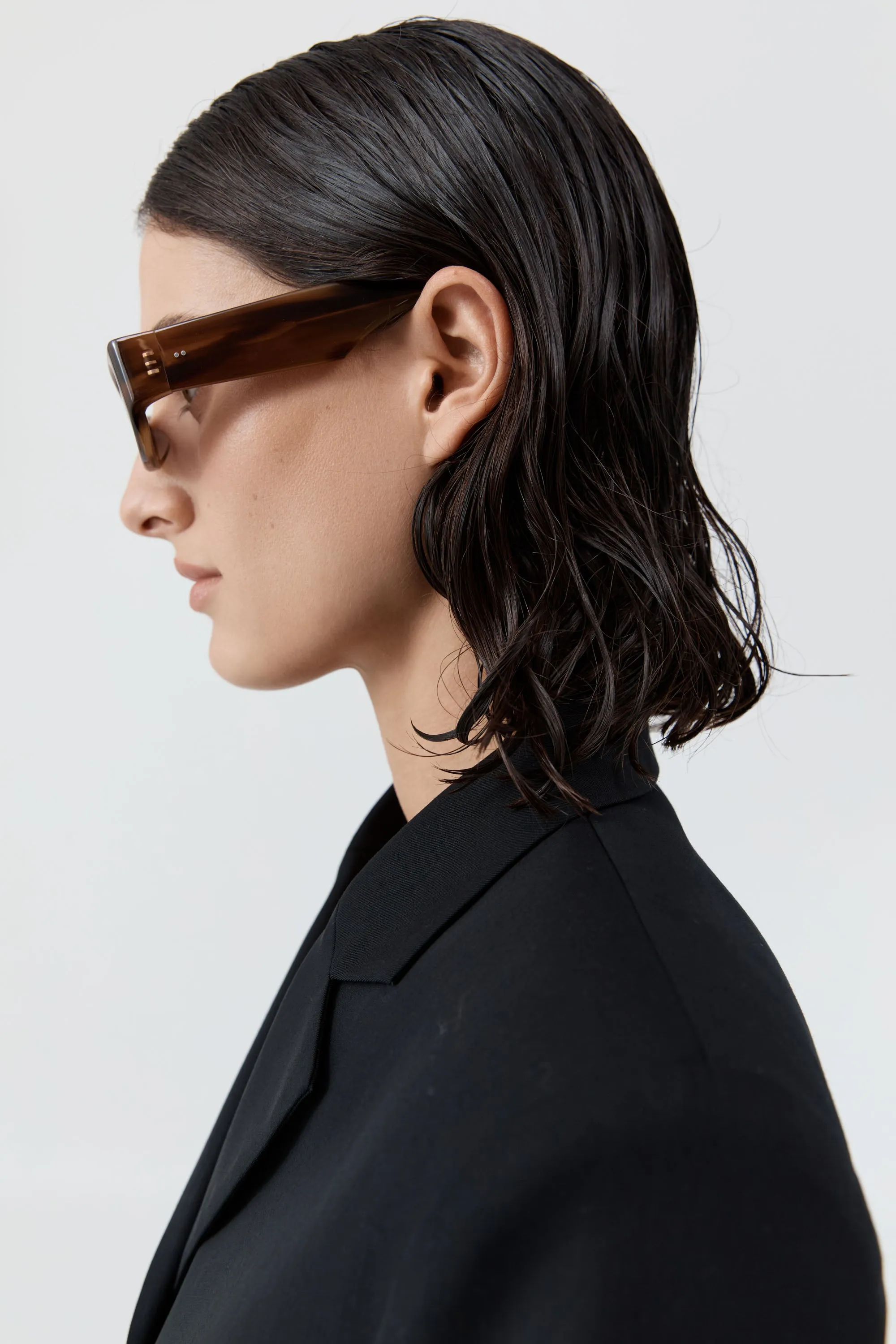 Clasico Sunglasses - Tortoiseshell/Grey sold by St. Agni product image thumbnail 3