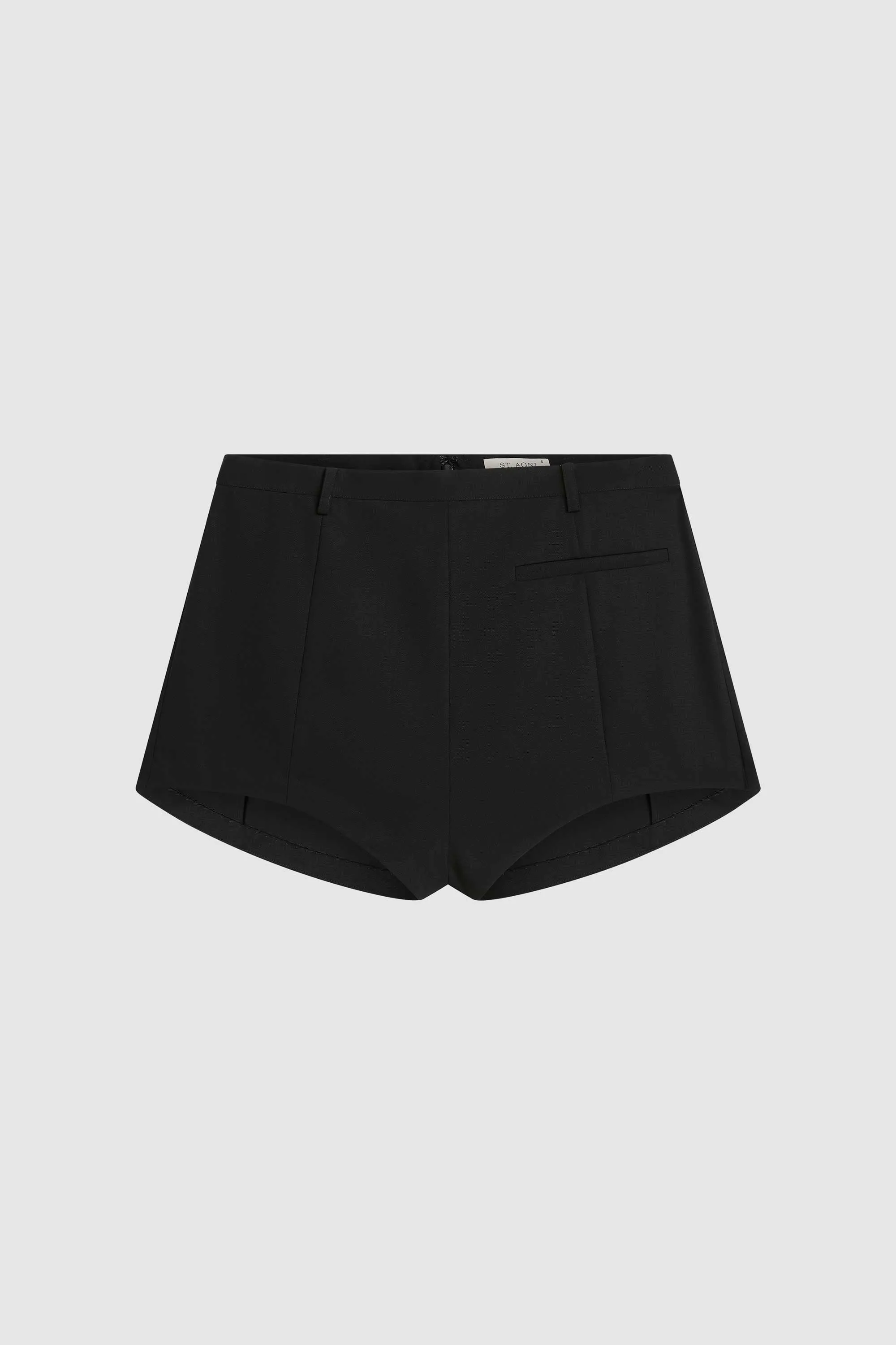 Wool Tailored Mini Short - Black sold by St. Agni product image thumbnail 5