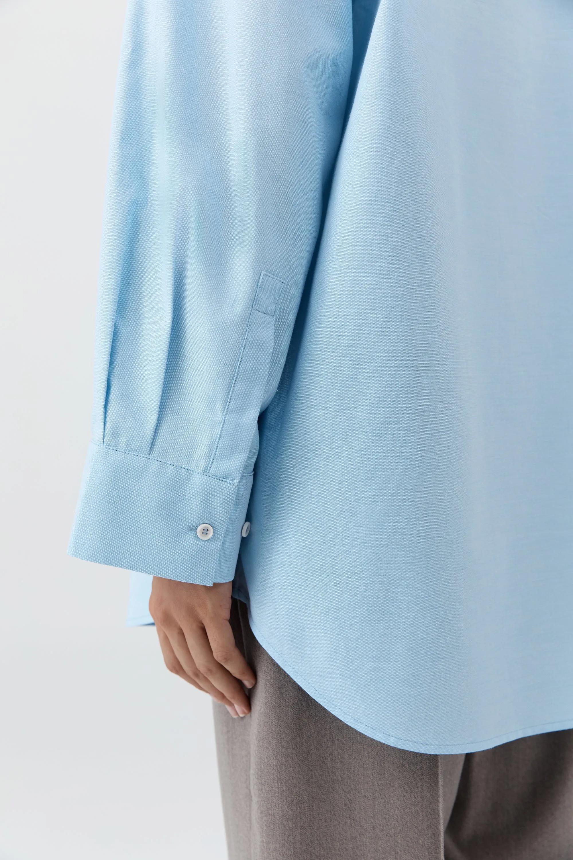 Oxford Shirt - Ciel Blue sold by St. Agni product image thumbnail 4