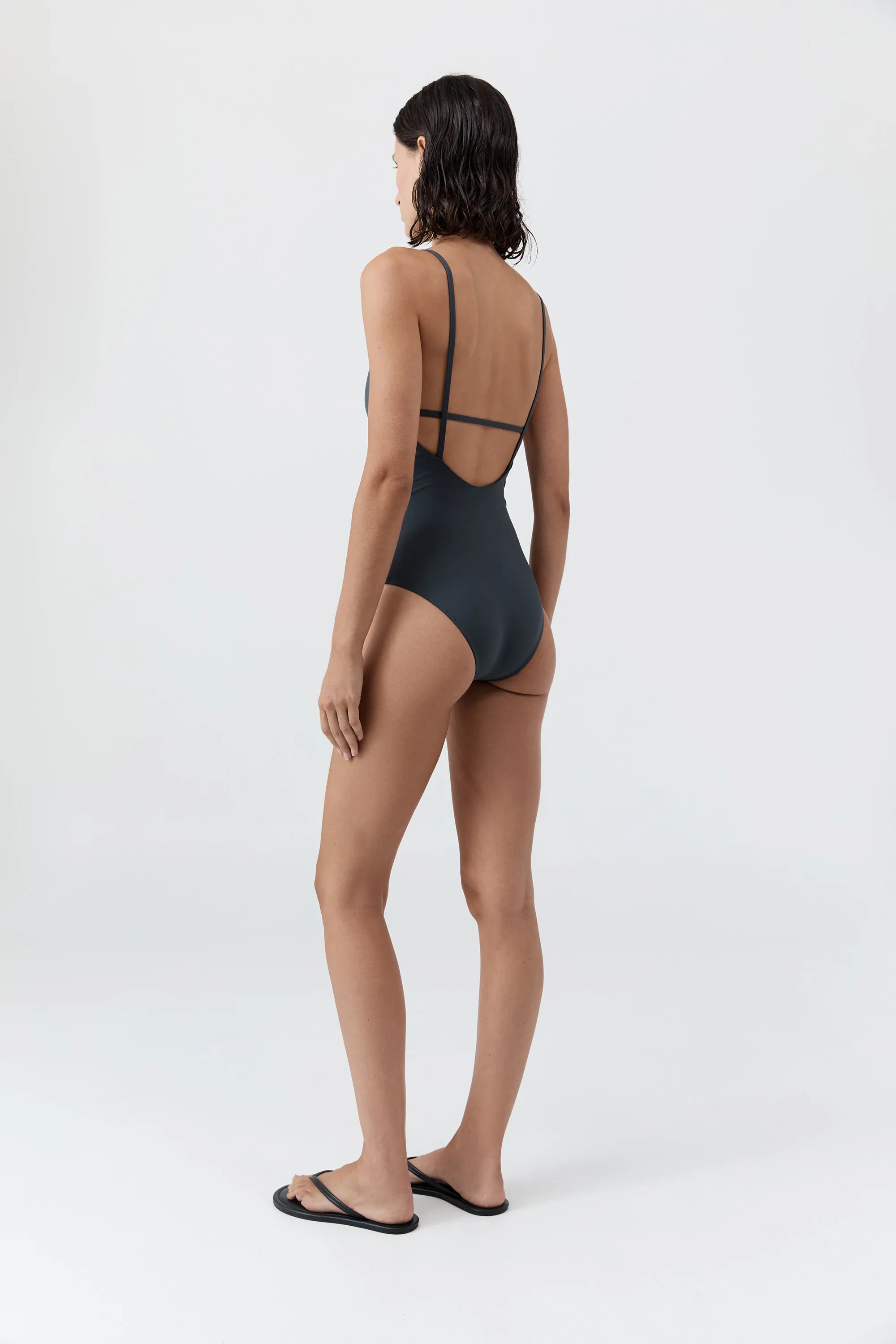 Slim Scoop One Piece - Graphite sold by St. Agni product image thumbnail 4