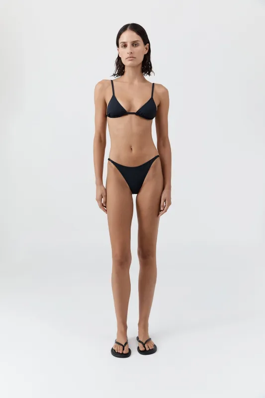 Triangle Bikini Top - Black sold by St. Agni