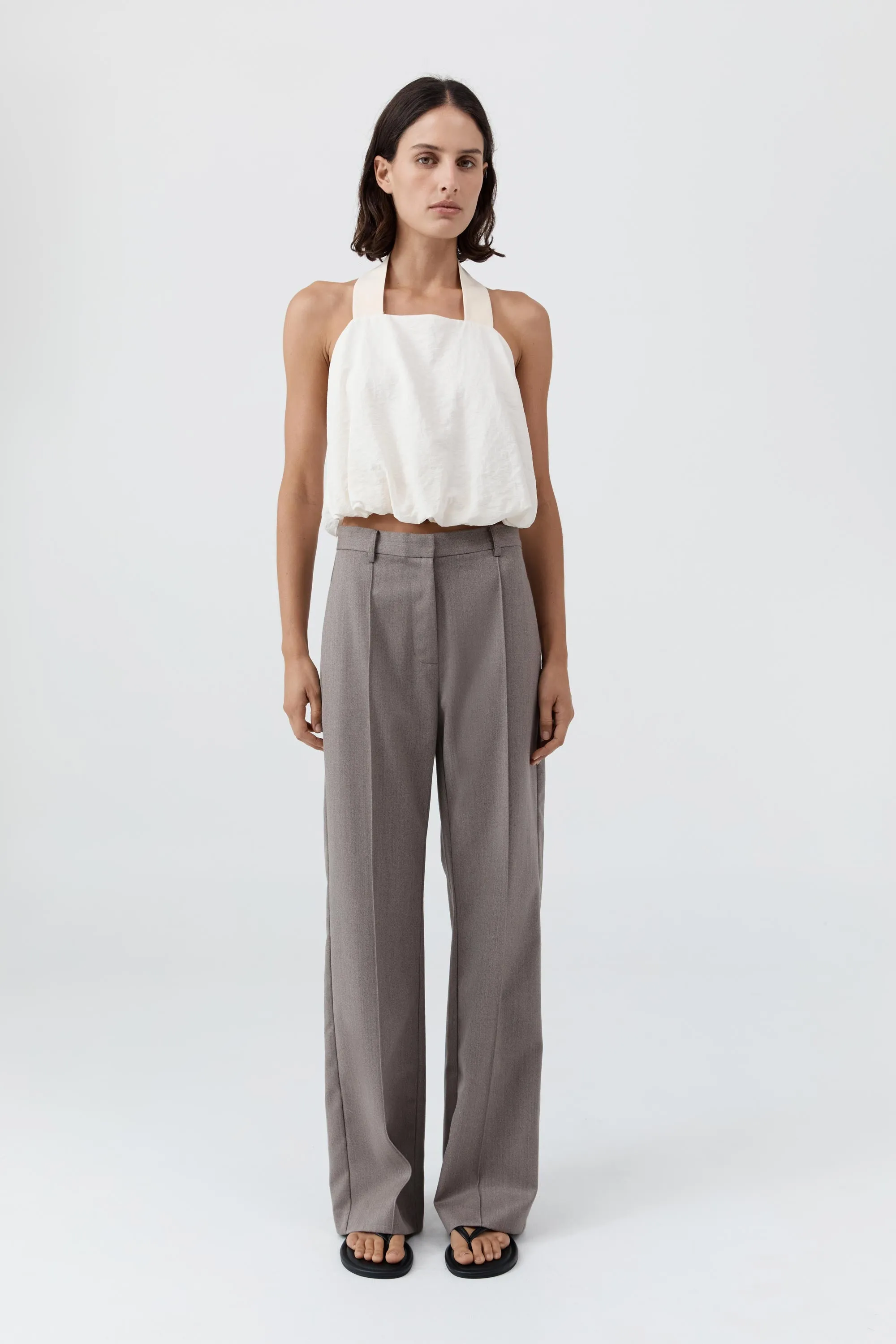 Cloud Twist Halter Top - Off White sold by St. Agni