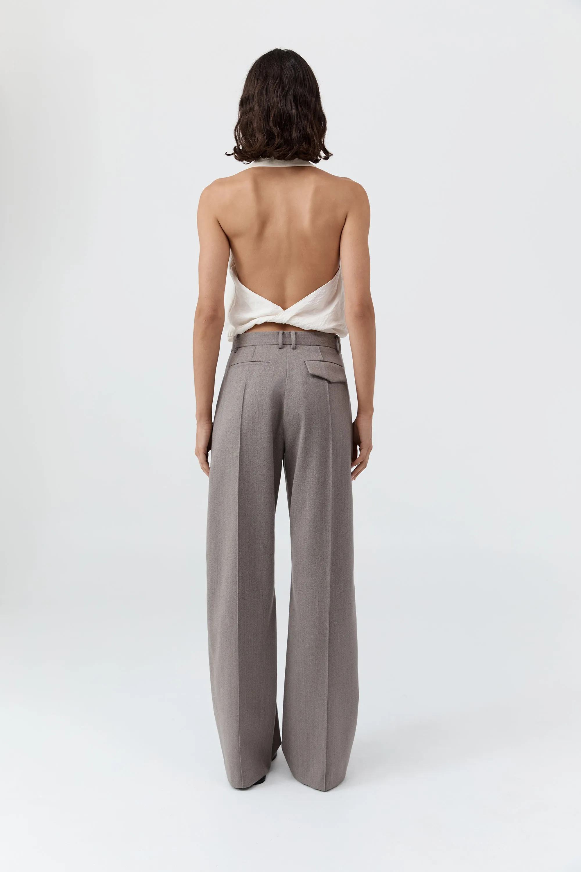 Cloud Twist Halter Top - Off White sold by St. Agni product image thumbnail 4